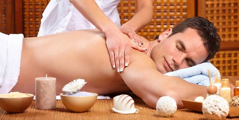 massage pour stimuler la puissance