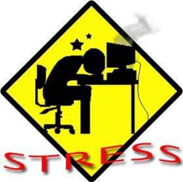 Le stress comme cause d'une diminution de la puissance masculine.